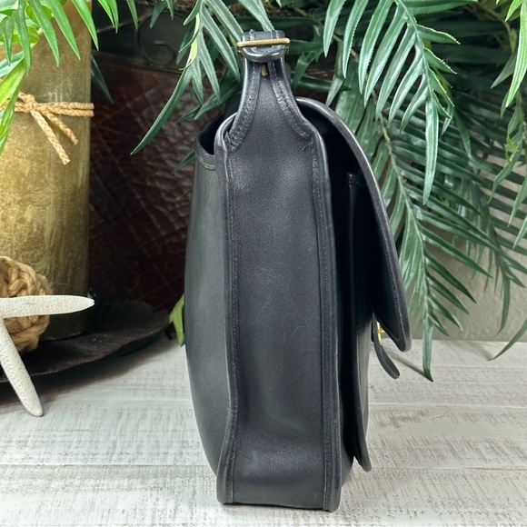 COACH - Metropolitan Legacy Black Leather Briefcase Laptop  L4C-5180 - Picture 7 of 15